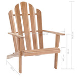 NNEVL Adirondack Chair Teak
