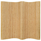 NNEVL Room Divider Bamboo 250x165 cm Natural