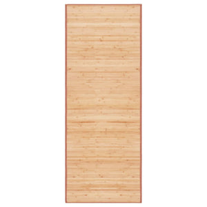 NNEVL Rug Bamboo 80x200 cm Brown