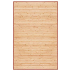 NNEVL Rug Bamboo 100x160 cm Brown