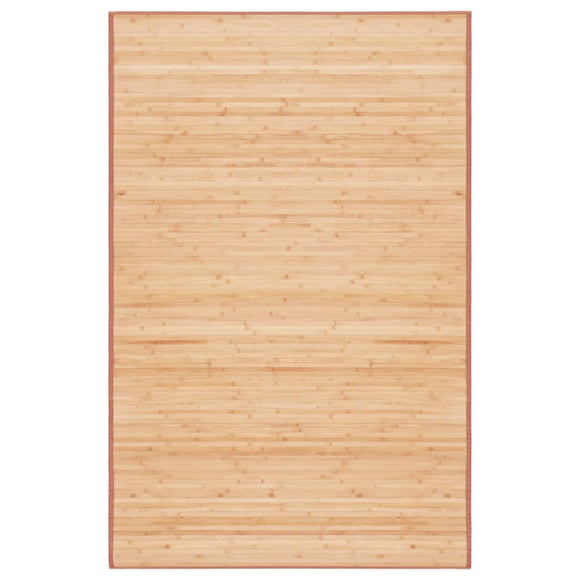 NNEVL Rug Bamboo 100x160 cm Brown