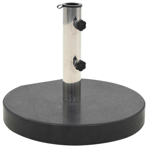 NNEVL Parasol Base Granite 30 kg Round Black