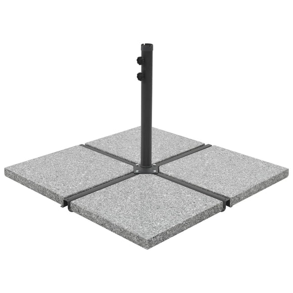 NNEVL Umbrella Weight Plate Granite 25 kg Square Grey