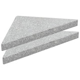 NNEVL Umbrella Weight Plate Granite 15 kg Triangular Grey