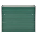 NNEVL Garden Raised Bed Galvanised Steel 100x40x77 cm Green