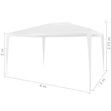 NNEVL Partytent 3x4 m White