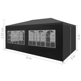 NNEVL Party Tent 3x6 m Anthracite