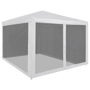 NNEVL Party Tent with 4 Mesh Sidewalls 3x3 m
