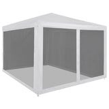 NNEVL Party Tent with 4 Mesh Sidewalls 3x3 m
