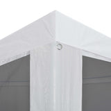 NNEVL Party Tent with 4 Mesh Sidewalls 4x3 m