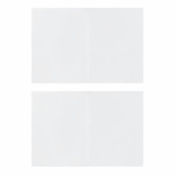NNEVL Party Tent Sidewall 2 pcs with Zipper PE White
