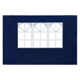 NNEVL Party Tent Sidewall 2 pcs with Window PE Blue