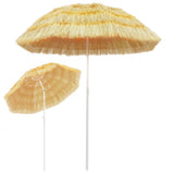 NNEVL Beach Umbrella Natural 180 cm Hawaii Style