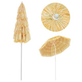 NNEVL Beach Umbrella Natural 180 cm Hawaii Style