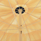 NNEVL Beach Umbrella Natural 240 cm Hawaii Style