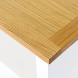 NNEVL 3-Tier Bookcase 72x22.5x82 cm Solid Oak Wood