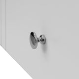 NNEVL TV Cabinet 90x35x48 cm Solid Oak Wood