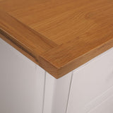 NNEVL Sideboard 110x33.5x70 cm Solid Oak Wood