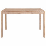 NNEVL Dining Table 120x70x75 cm Solid Acacia Wood