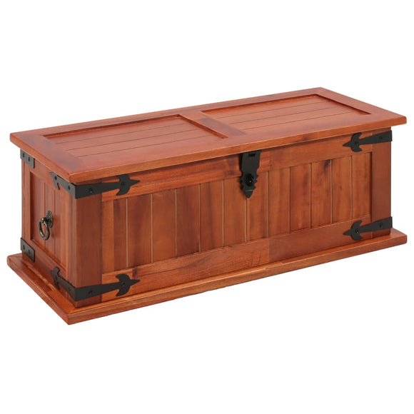 NNEVL Storage Chest 60x25x22 cm Solid Acacia Wood