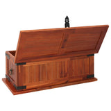 NNEVL Storage Chest 60x25x22 cm Solid Acacia Wood