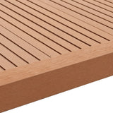 NNEVL 5 pcs Decking Angle Trims WPC 170 cm Light Brown