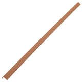 NNEVL 5 pcs Decking Angle Trims WPC 170 cm Light Brown