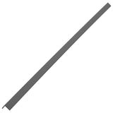 NNEVL 5 pcs Decking Angle Trims WPC 170 cm Grey