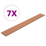 NNEVL Replacement Fence Boards WPC 7 pcs 170 cm Brown