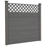NNEVL Replacement Fence Boards WPC 7 pcs 170 cm Grey