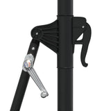NNEVL Wall-Mounted Parasol with Metal Pole 300 cm Sand
