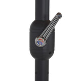 NNEVL Outdoor Parasol with Aluminium Pole 460x270 cm Terracotta