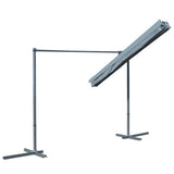 NNEVL Gazebo with Tiltable Retractable Roof 350x253x196 cm Anthracite