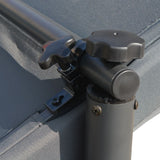 NNEVL Gazebo with Tiltable Retractable Roof 350x253x196 cm Anthracite