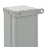 NNEVL Patio Retractable Side Awning 100 x 300 cm Grey