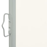 NNEVL Patio Retractable Side Awning 140 x 300 cm Cream