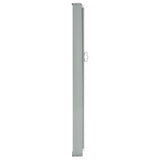 NNEVL Patio Retractable Side Awning 160 x 300 cm Grey