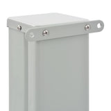 NNEVL Patio Retractable Side Awning 160 x 300 cm Grey