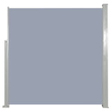 NNEVL Retractable Side Awning 140 x 300 cm Grey