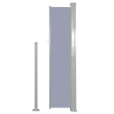 NNEVL Retractable Side Awning 140 x 300 cm Grey