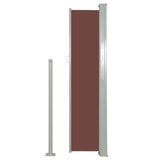 NNEVL Retractable Side Awning 140 x 300 cm Brown