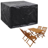 NNEVL Garden Furniture Cover 8 Eyelets 122x112x98 cm