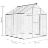 NNEVL Outdoor Aviary Aluminium 183x178x194 cm