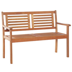 NNEVL 2-Seater Garden Bench 120 cm Solid Eucalyptus Wood