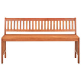 NNEVL Garden Bench 137 cm Solid Eucalyptus Wood