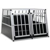 NNEVL Dog Cage with Double Door 94x88x69 cm