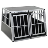 NNEVL Dog Cage with Double Door 94x88x69 cm