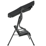 NNEVL Garden Swing Bench Anthracite 170x110x153 cm