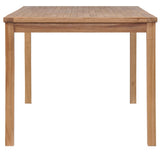 NNEVL Garden Table Anthracite 126x76x72 cm Plastic