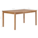 NNEVL Garden Table Anthracite 126x76x72 cm Plastic